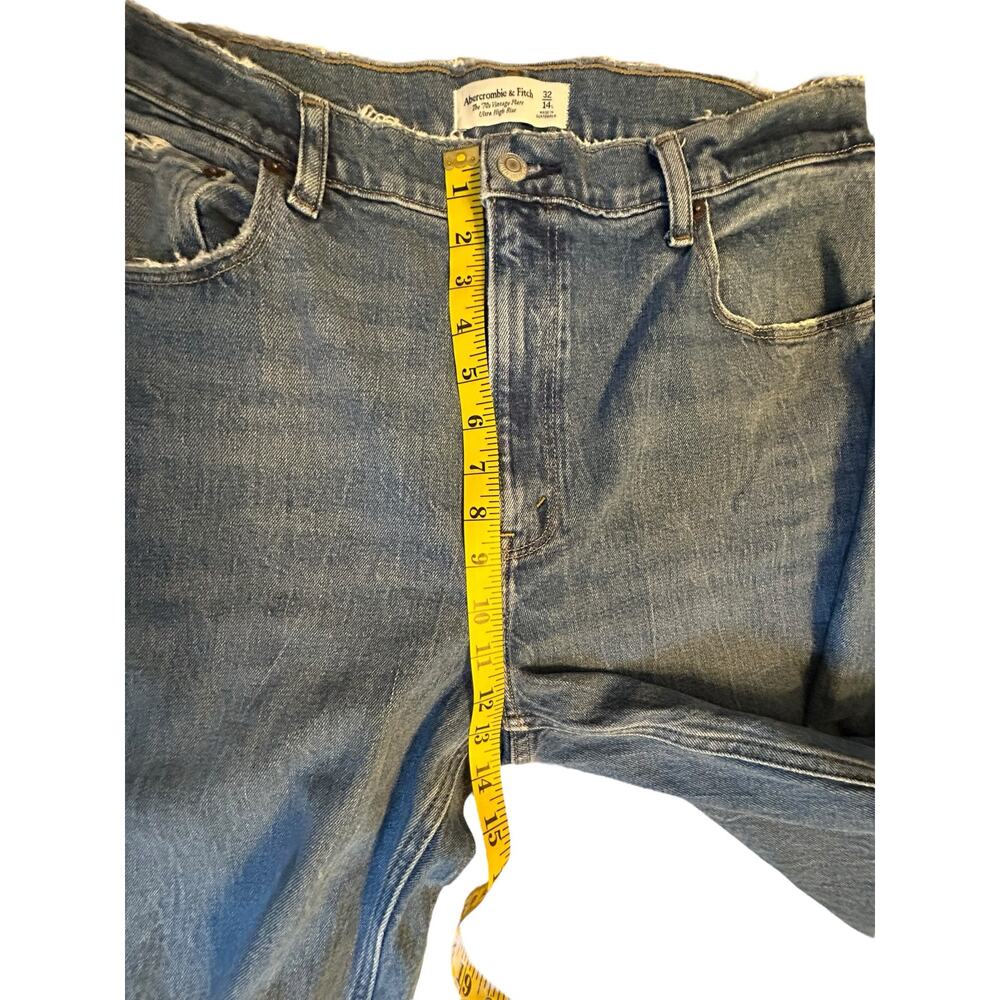 Abercrombie and Fitch The 70s Vintage Flare Ultra High Rise - 32 14L - Picture 5 of 11
